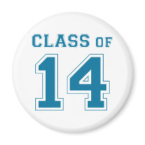 Class of 2014 - Blue magnets