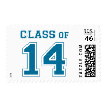 Class of 2014 - Blue postage by visualnewbie Class of 2014 - Blue postage