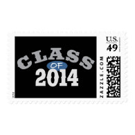 Class Of 2014 Blue Postage Stamp