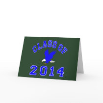 Class Of 2014 Eagle - Blue 2 Cards