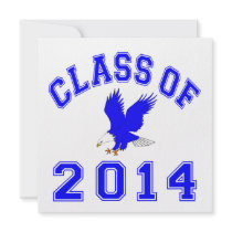 Class Of 2014 Eagle - Blue 2 Custom Announcement