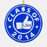 Class Of 2014 Thumbs Up Christmas Ornament