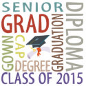 Class of 2015 Graduation Acrylic Cut Out