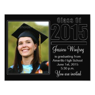 Class of 2015 Graduation Photo Invitation