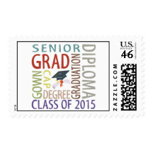 Class of 2015 Graduation Stamps