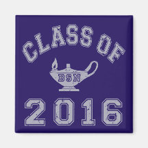 Class Of 2016 BSN - Grey 2 Refrigerator Magnet