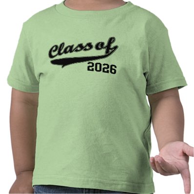 Class of 2026, Cute Funny Baby Toddler T-Shirt