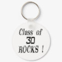 Class of '30 Rocks! Keychain by TShirtDotCom Class of '30 Rocks! Keychain