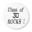 Class of '30 Rocks! Magnet by TShirtDotCom Class of '30 Rocks! Magnet