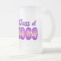Class of 69 Frosted Glass mugs