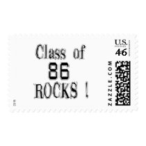 Class of '86 Rocks! Postage Stamps