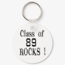 Class of '89 Rocks! Keychain