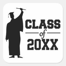 Class of ANY year custom stickers
