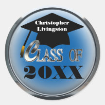 Class Of Any Year Graduation Stickers
