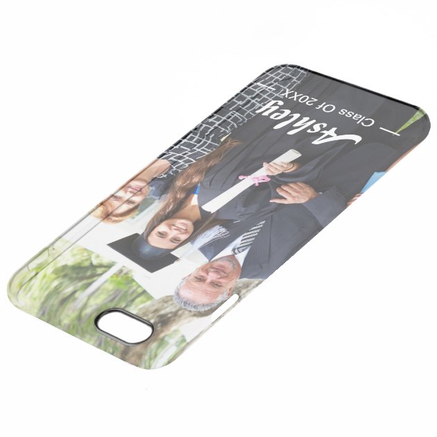 Class of Graduate Photo Portrait Modern Stylish Uncommon Clearlyâ„¢ Deflector iPhone 6 Plus Case-3