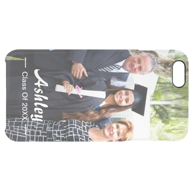 Class of Graduate Photo Portrait Modern Stylish Uncommon Clearlyâ„¢ Deflector iPhone 6 Plus Case-5