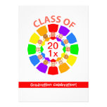 Class of ... Rainbow Flower Cards