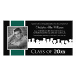 Class of [YEAR] Graduation Announcement: green Photo Greeting Card