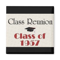 Class Reunion 1957 magnets