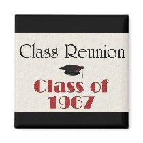 Class Reunion 1967 magnets