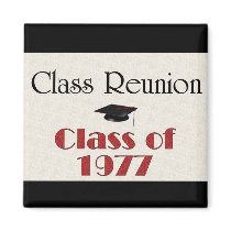 Class Reunion 1977 magnets