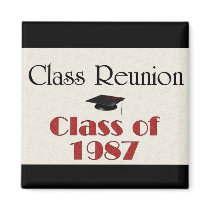 Class Reunion 1987 magnets