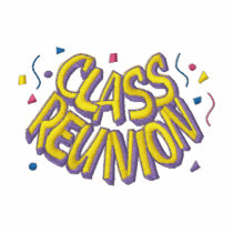 Class Reunion embroidered shirts by ZazzleEmbroidery Class Reunion embroidered shirts