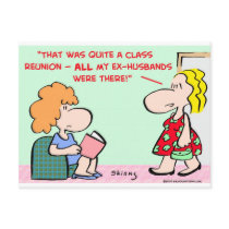 class reunion ex-husbands postcards