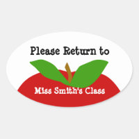 Class Room ID Label Please Return Stickers