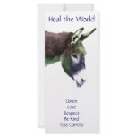 Class Rules Burro - Kids Bookmarks School Supplies Full Color Rack Card