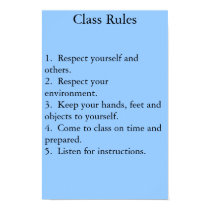 class rules posters by bmoore12 class rules posters
