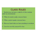 Class Rules posters by cbelolan Class Rules posters