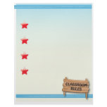 Class Rules Stationary Customized Letterhead