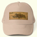 Classic 1805 Antiquarian Map of Hispaniola hats