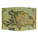Classic 1823 Antiquarian Map of Hispaniola & Haiti 3 Ring Binder