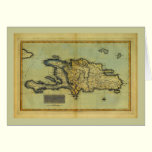 Classic 1823 Antiquarian Map of Hispaniola & Haiti cards