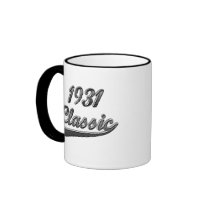 Classic 1931 coffee mugs