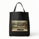 Classic 1957 Chevy Corvette Grocery Bag