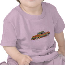 Classic 2 door hard top custom car tshirts