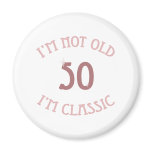 Classic 50th Birthday Fridge Magnets