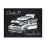 Classic 57 Chevy Bel Air Postcard