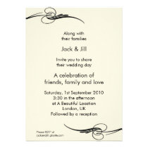 Classic 5x7 invitations