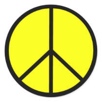 Classic 60s Groovy Peace Symbol stickers by makelovenotwar Classic 60s Groovy Peace Symbol stickers