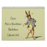 Classic Alice in Wonderland Calendar 2012