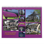 Classic Antique Motorcycles Wall Calendars