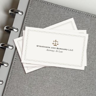Classic Attorney Business Card zazzle_profilecard