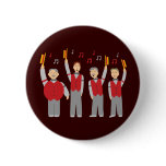 Classic Barbershop Quartet Button