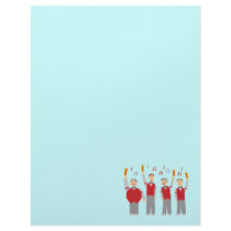 Classic Barbershop Quartet Customized Letterhead