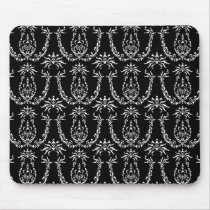 Classic Baroque Mousemat in Black mousepads by markmurphycreative Classic Baroque Mousemat in Black mousepads