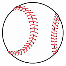 classic baseball design cut outs